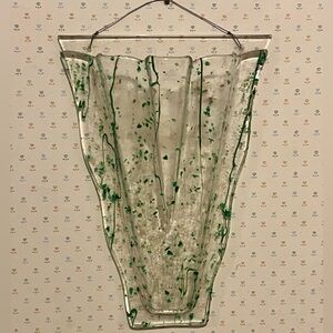 Handkerchief or drape style hanging wall vase